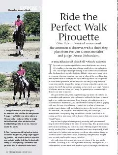 Dressage TodayJanuary 2004Perfect Walkthe attention it deserves with a