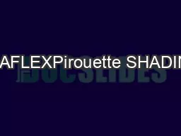 LUXAFLEXPirouette SHADINGS
