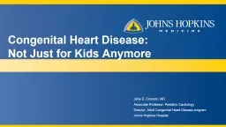 Congenital Heart Disease:
