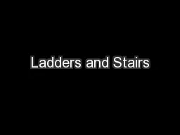Ladders and Stairs