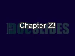Chapter 23