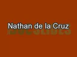 Nathan de la Cruz