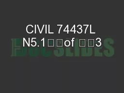 CIVIL 74437L N5.1ሒጎof ᘒᄎ3