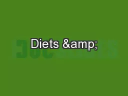 Diets &