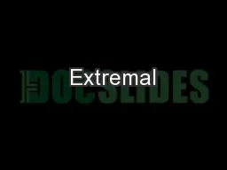 Extremal