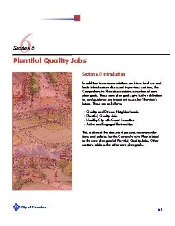 Plentiful Quality Jobs