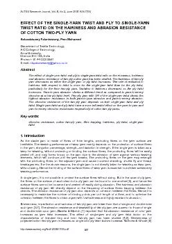 AUTEX Research Journal, Vol. 6, No 2, June 2006 