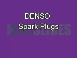 DENSO Spark Plugs