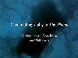 Cinematography in