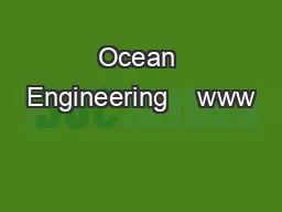 Ocean Engineering    www