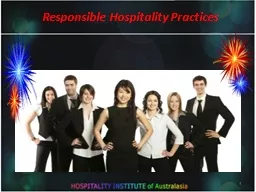 Responsible Hospitality Practices