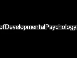 BritishJournalofDevelopmentalPsychology(2012),30,359