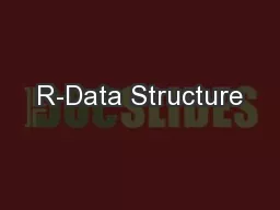 R-Data Structure