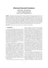 EffectivelyPolynomialSimulationsToniannPitassi1RahulSanthanam21Univers