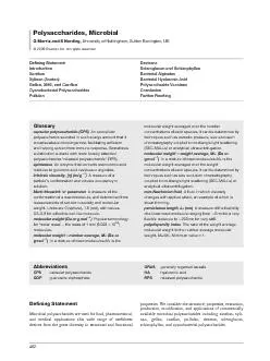 Polysaccharides,MicrobialGMorrisandSHarding,UniversityofNottingham,Sut