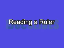 Reading a Ruler