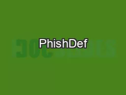 PhishDef