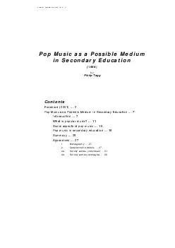 E:\M55\ARTICLES\Mcr1966.fm2001-12-19 17:01Pop Music as a Possible Medi