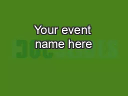 Your event name here
