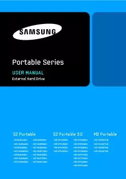 Portable SeriesExternal Hard DriveS2 PortableS2 Portable 3.0M3 Portabl