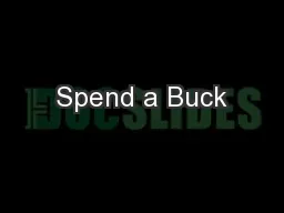 Spend a Buck