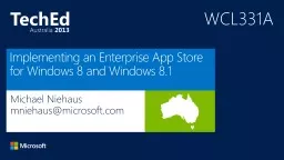 Implementing an Enterprise App Store for Windows 8 and Wind