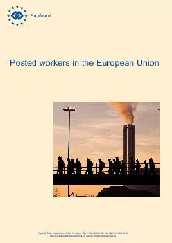 Posted workers in the European Union
