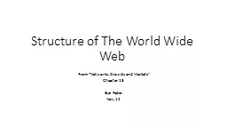 Structure of The World Wide Web