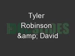 Tyler Robinson & David