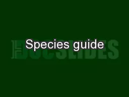 Species guide