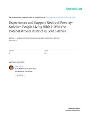 ExperiencesandSupportNeedsofPoverty-StrickenPeopleLivingWithHIVinthePo