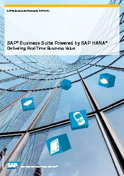 SAP Business Suite Powered by SAP HANASAP