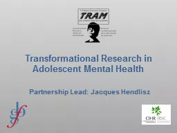 Transformational Research in Adolescent Mental Health