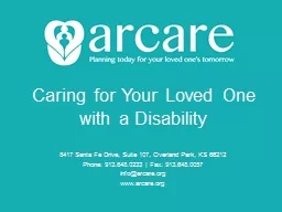 Caring for Your Loved One