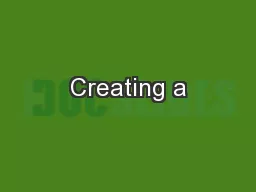 Creating a