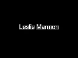 Leslie Marmon