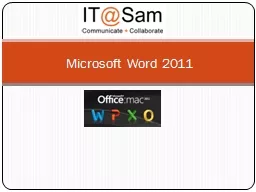 Microsoft Word 2011