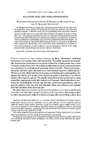 ,Vol.76,No.3(May,2008),583–618ELICITINGRISKANDTIMEPREFERENCESW.HO