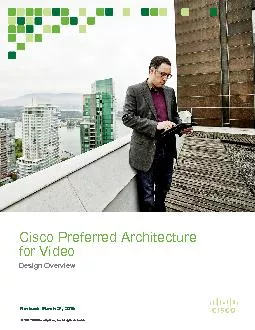 Cisco Preferred Architect