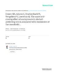 RESEARCHARTICLETheacuteanti-cravingeffectofacamprosateinalcohol-prefer