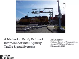 A Method to Verify Railroad Interconnect with Highway Traff
