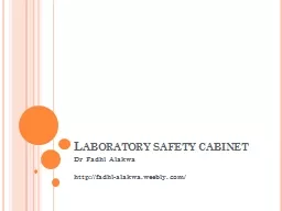 Laboratory safety cabinet