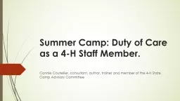 Summer Camp: