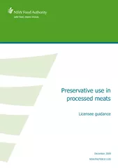 Preservative use in processed meats