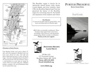 Directions to Porter Preserve: