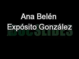 Ana Belén Expósito González