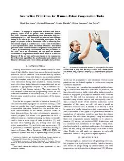 InteractionPrimitivesforHuman-RobotCooperationTasksHeniBenAmor1,Gerhar