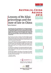 Lessons of Bo Xilai: state of law in ChinaARNAUT