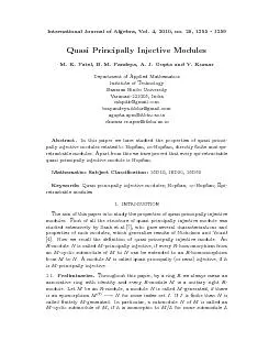 Quasiprincipallyinjectivemodules1257-principallyinjective.Nowletbeanis