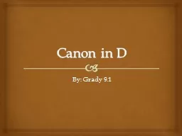 Canon in D